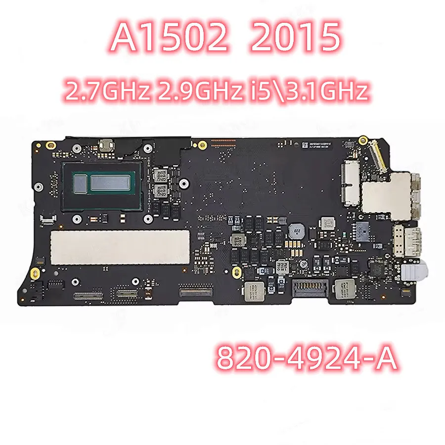 

Original A1502 Logic Board 2.7GHz 2.9GHz i5 3.1GHz i7 8GB 16GB For MacBook Pro Retina 13" A1502 Motherboard 820-4924-A 2015 Year