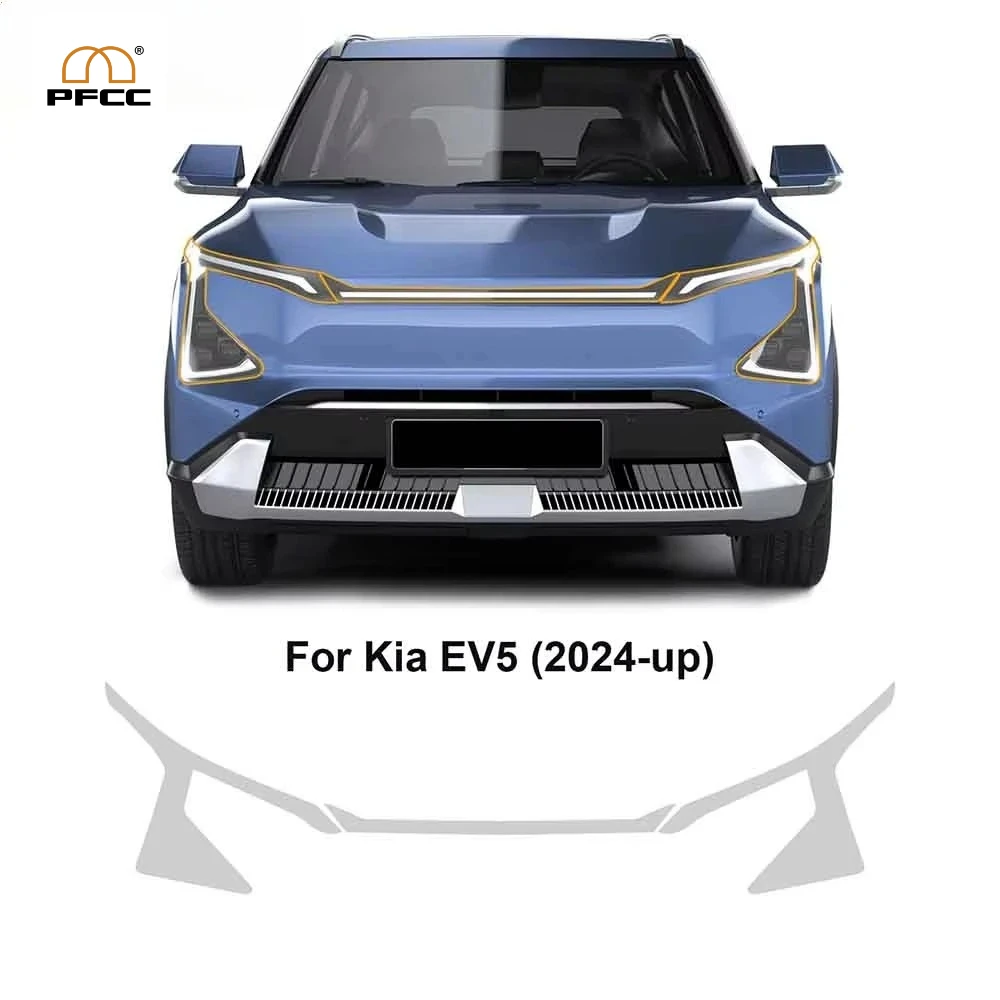 

For KIA EV5 2024 2025 Car Headlight Rearview B C Pillars TPU Paint Protection Film Anti-scratch Pre-cut Clear PPF Resistant Kit