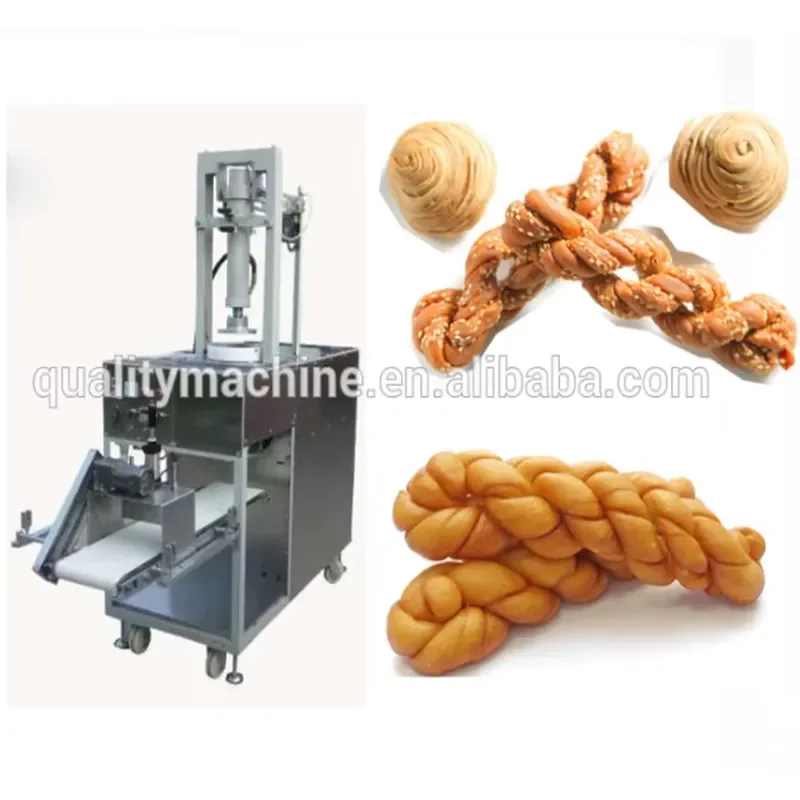 Fried Dough Twist Making Machine for Chinese Doughnut and Hemp Flowers Production 2023 Hot Selling