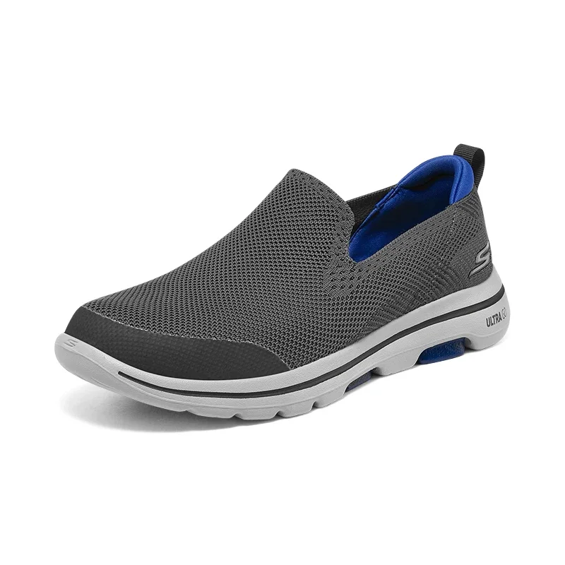 Skechers Shoes for Men GO WALK 5 Slip-on Walking Shoes Soft Comfortable Non-slip and Breathable Man Sneakers tenis masculino