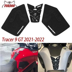 For YAMAHA tracer 9 TRACER9 TRACER 9 GT 2021 2022 2023 Motorcycle tank Sticker pad Non-slip Side Fuel Rubber Waterproof Stickers