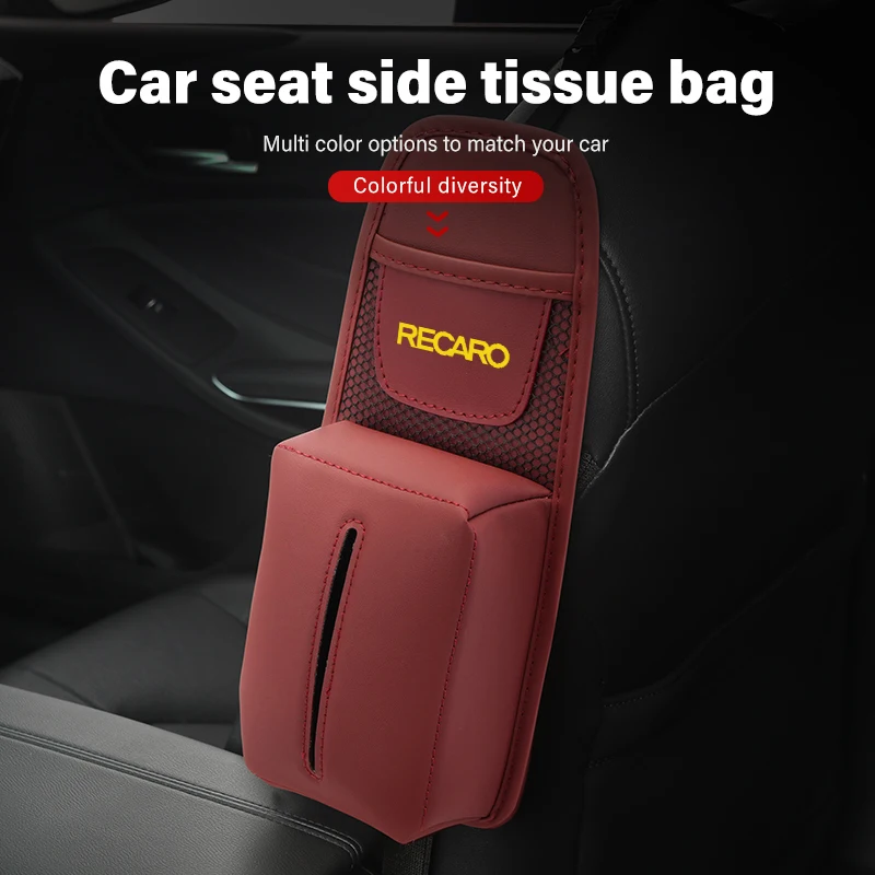 Universal Car Seat Side Storage Hanging Bag Multi-Pocket For Recaro nan