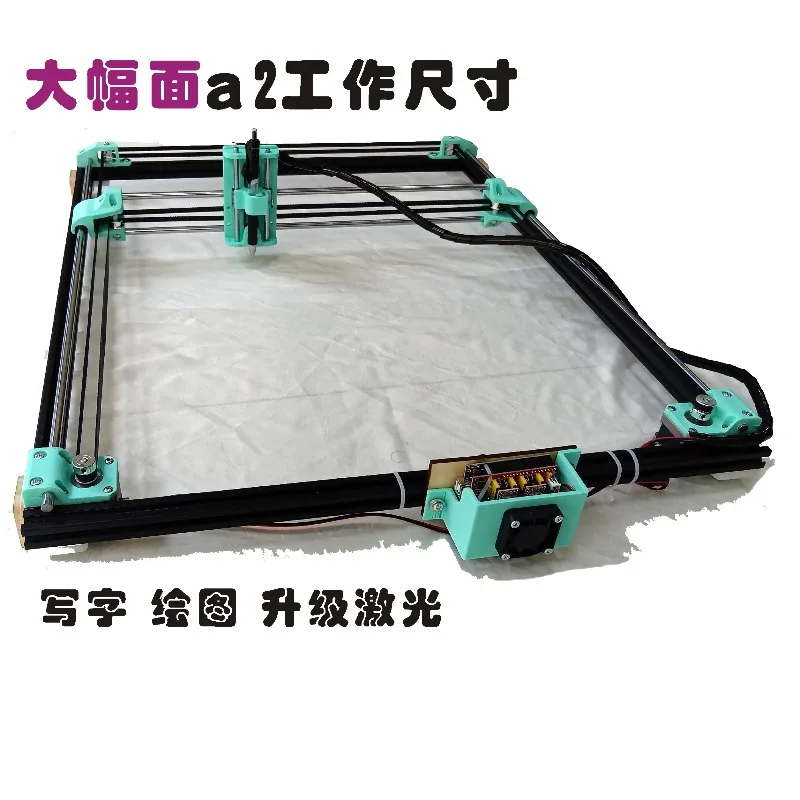 A2 Large Format Pen Plotter Writing Machine, High Precision Drawing Robot for Handwriting, CAD Drawing, Signature Drafting