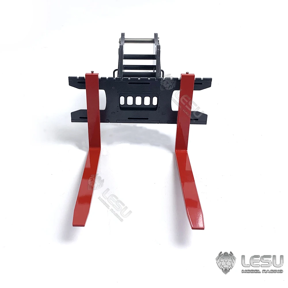 LESU AT-C0029-C/-1 Metal Fork Plate Bucket Suitable for 1/14 ET35 Excavator Modification Quick Release Bucket Replacement or DIY