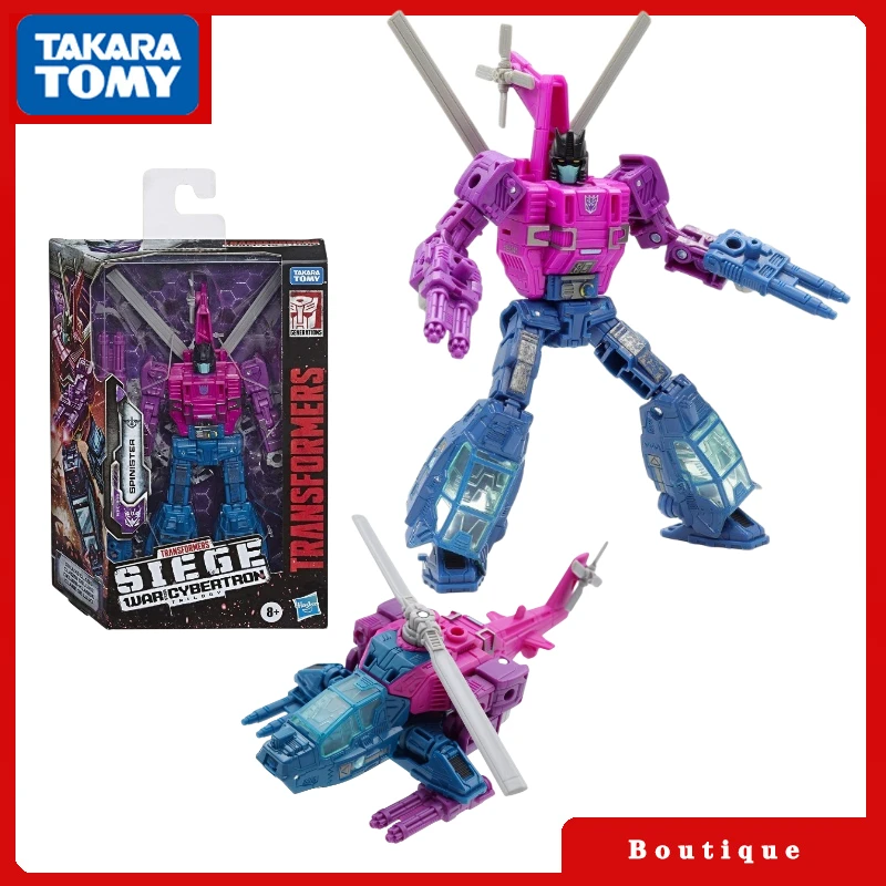 

In Stock Takara Tomy Transformers War for Cybertron:Siege WFC-S48 Spinister Action Figures Collectible Gifts Classic Hobbies
