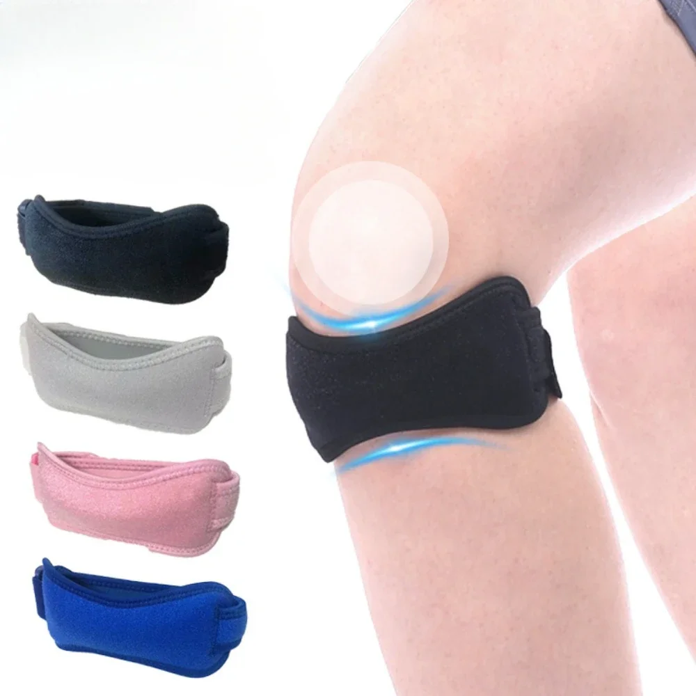 Sports Fitness Breathable Patella Knee Tendon Strap Pads Knee Pain Relief Patella Stabilizer Brace Support Badminton Cycling New