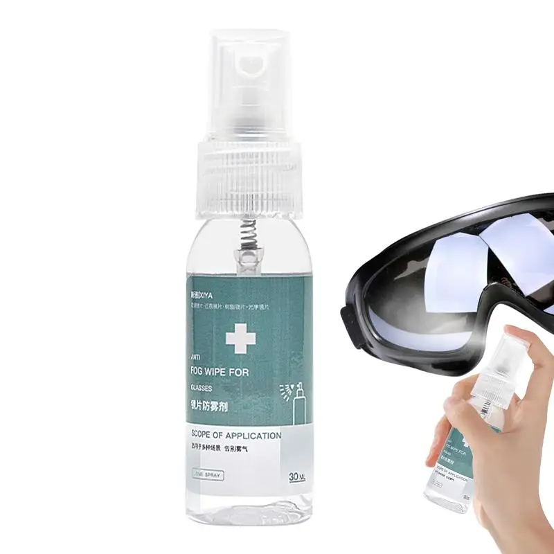 

Antifogging Agent For Glasses 30ml Defogger Lens Cleaner Spray Anti-Fog Agent Clear Sight Portable Defogger Spray For Camera