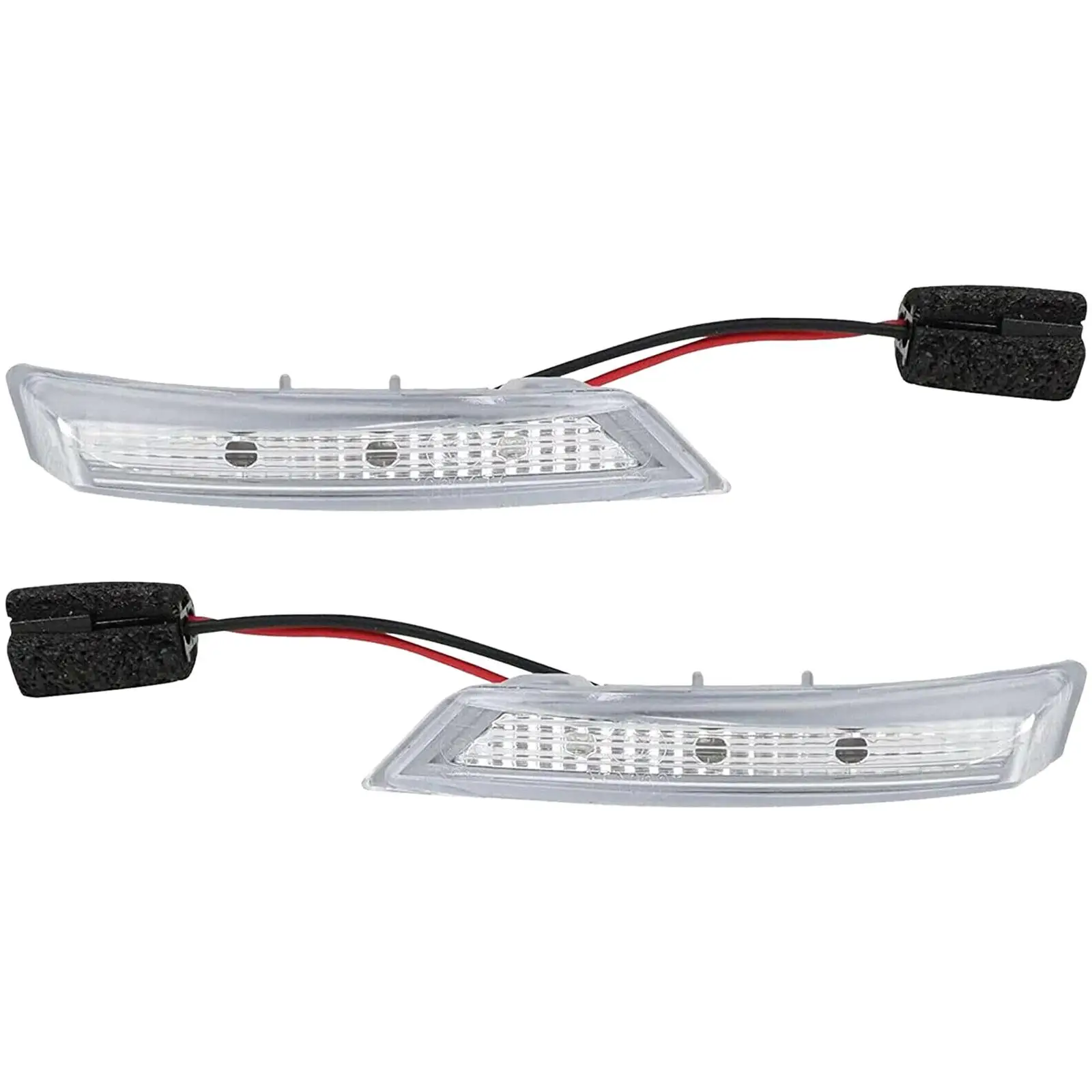 

2Pcs Mirror LED Turn Signal Light Plastic Fit for Grand Caravan 08-18