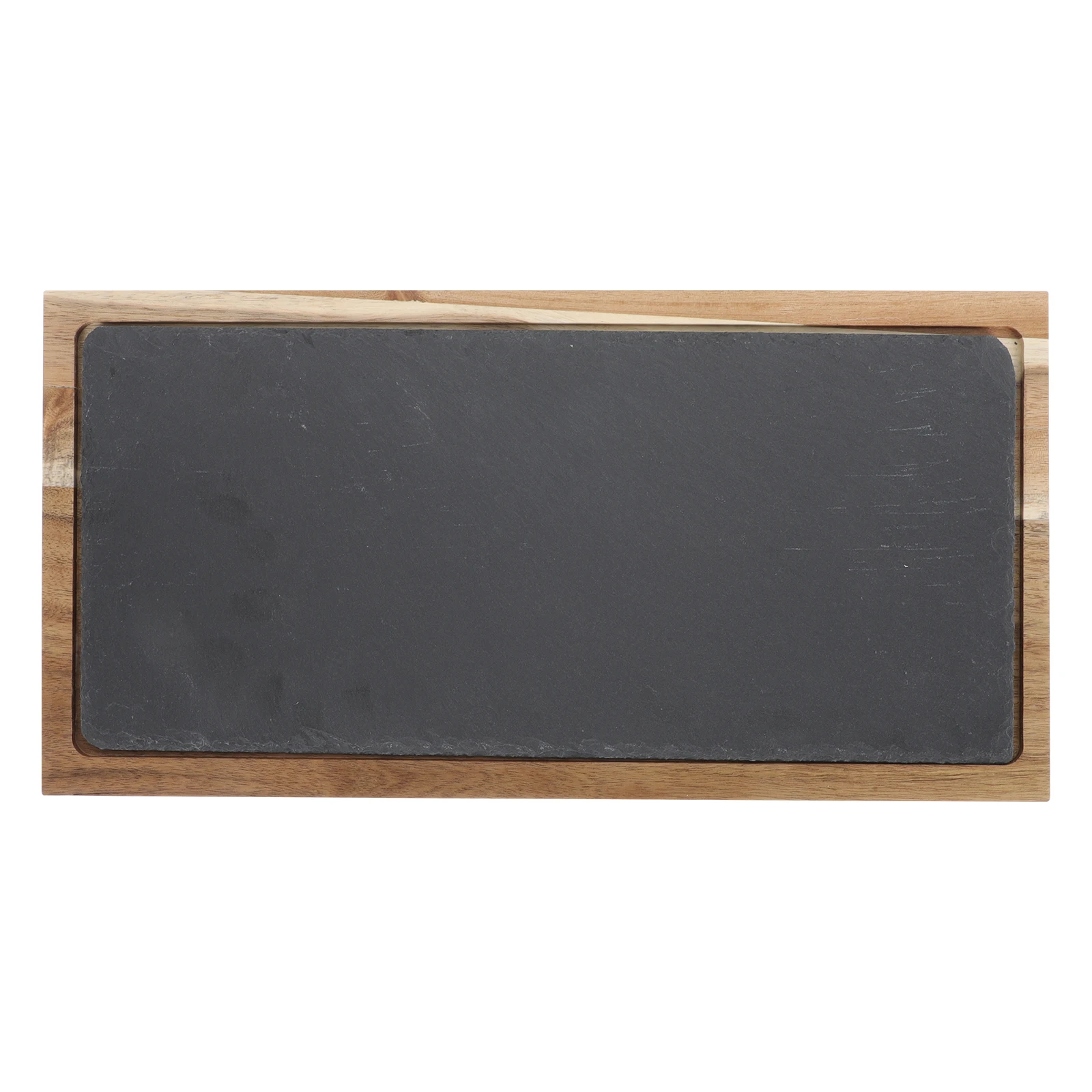 

Rectangular Solid Wood Pallet Japanese Serving Tray Placemat Food Platter Acacia Dinner Plates