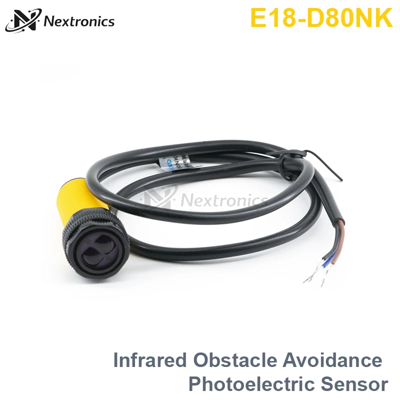 1PCS E18-D80NK Infrared Obstacle Avoidance Sensor Photoelectric Proximity Switch 3-80cm Adjustable for Arduino Robot