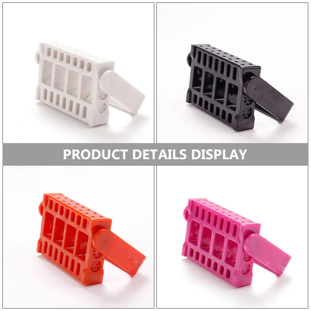 

4pcs Nail Drill Bits Organizer Grinding Head Display Stand Durable Lightweight Storage Rack For Manicure Desktop Nail Polishing