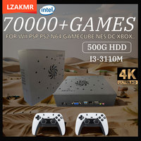 X8 Pro Retro Gaming Device 70000+ Games Plug-and-Play  For Wii PS2 DC PSP GAMECUBE 500G Loaded Console Windows 11and Batocera