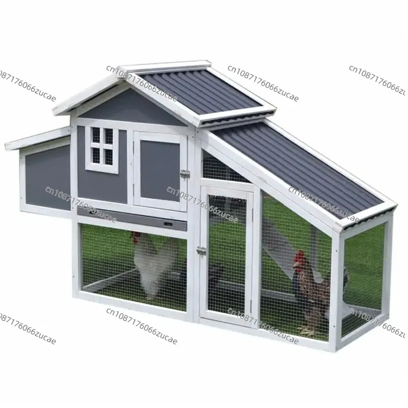 

152*66*100cm Wooden Cage for Chicken Coop Hen Cat Dog House Household Easy Clean Outdoor Pet Cage Solid Wood