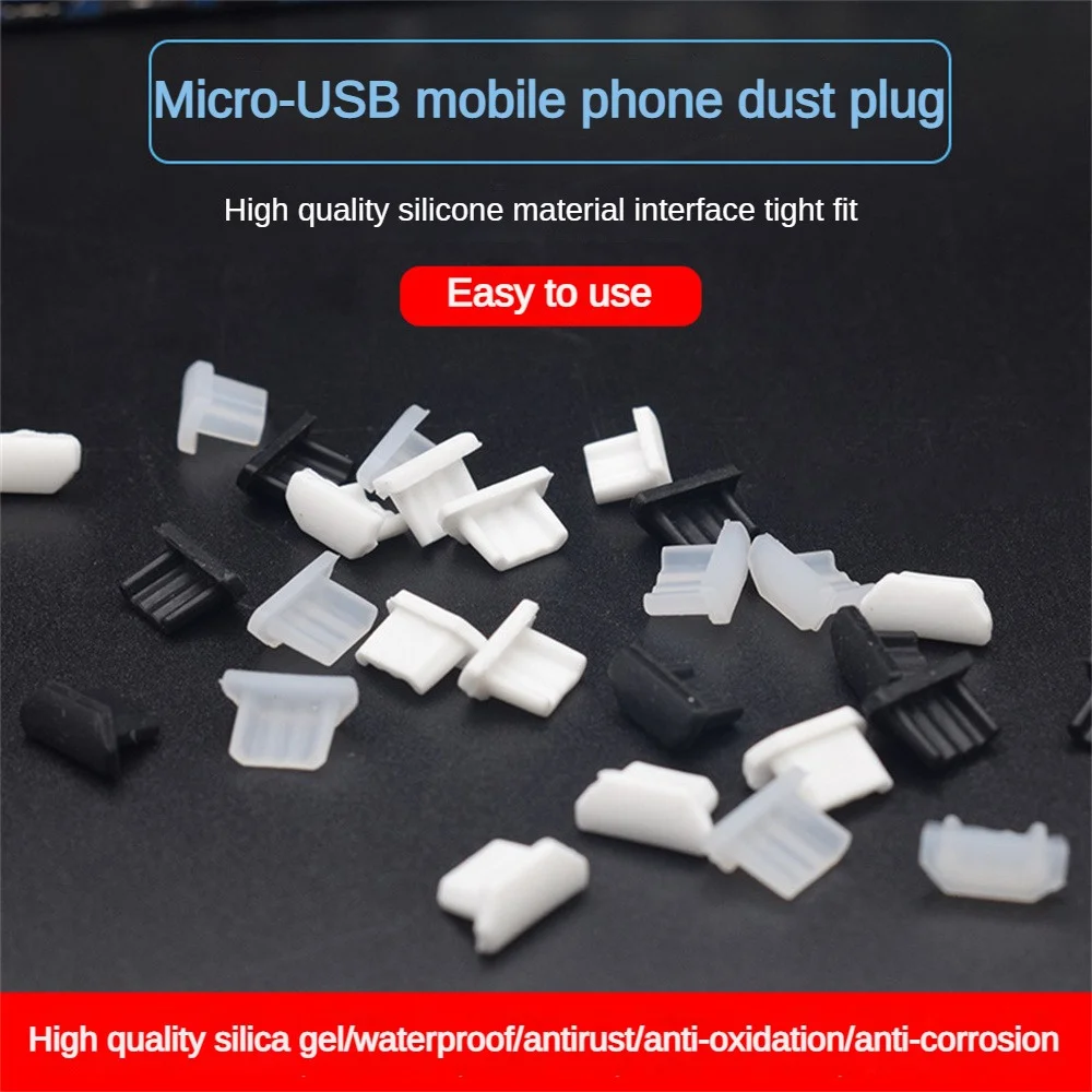 Mobile Dust Plugs Dust And Waterproof Anti-corrosion 3 Colors Compatible Device Usb Dust Plug Tightly Fitting Interfaces