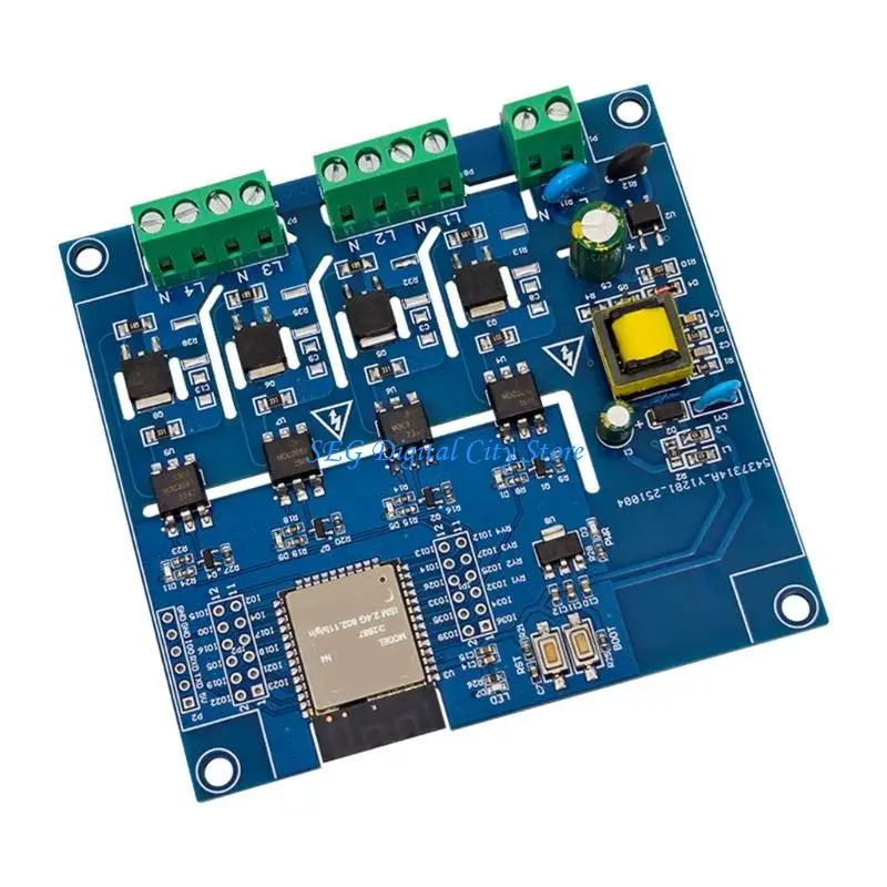 U75B 4 Channel BT137S Triac Switching Module For 220V Home Automation