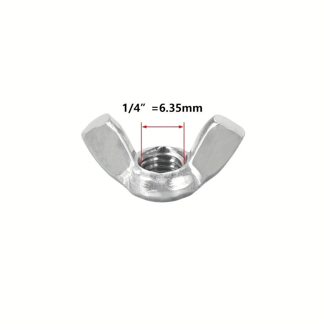 20pcs Butterfly Wing Nuts M3 M4 M5 M6 M8 M10 Zinc Plated Wing Nuts Zinc Plated Hand Tighten Nut Zinc Plated Fasteners Parts