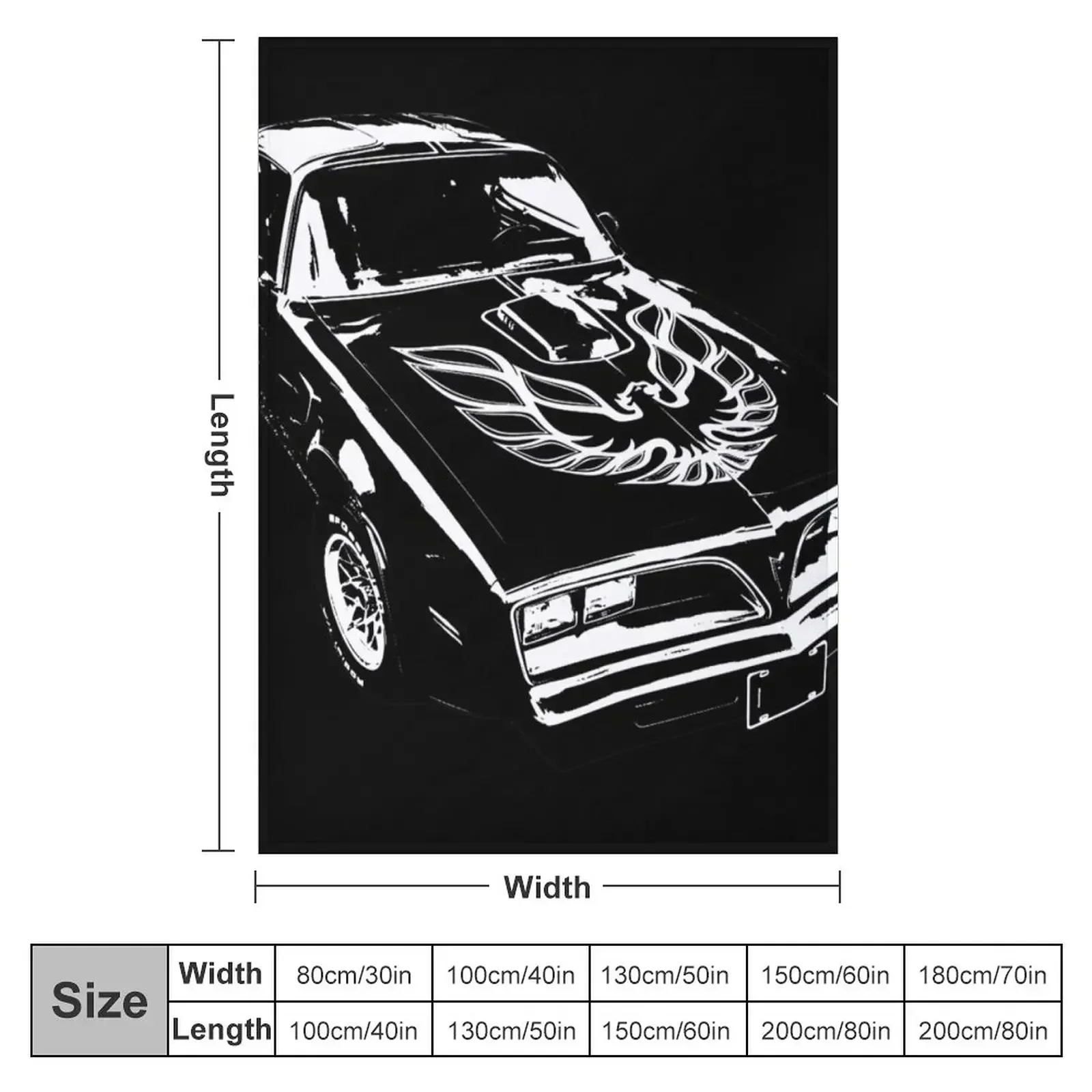 1978 Trans Am Throw Blanket Shaggy Soft Plush Plaid Bed linens valentine gift ideas Decorative Throw Decorative Sofas Blankets