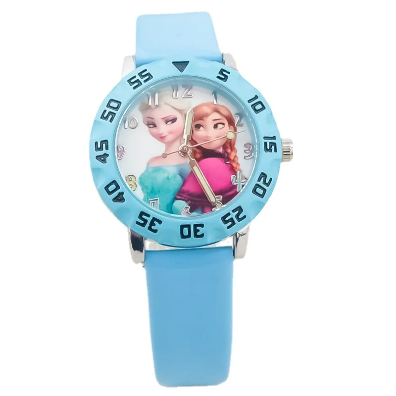 Disney Frozen Girls orologi Cute Princess Cartoon Kids Watch Fashion orologi da polso luminosi regali di compleanno per bambini Dropshipping