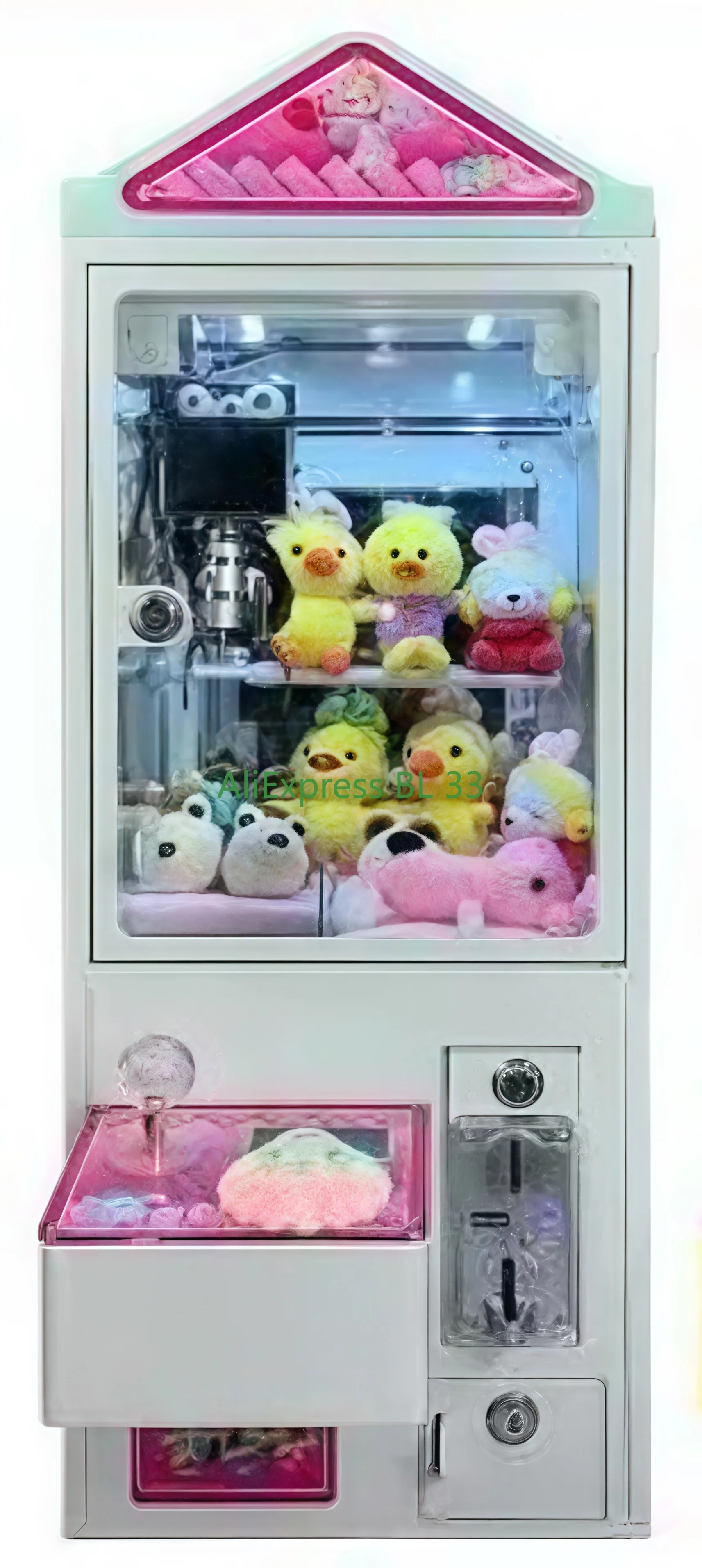 Desktop doll machine, single boutique doll machine, doll grabbing machine, household clip candy machine