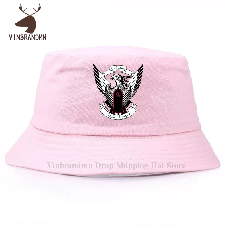 2022 hot sale fashion North Sudan Sudanese unisex baseball cap summer outdoor visor bucket hats 100% cotton hip hop fishing hats