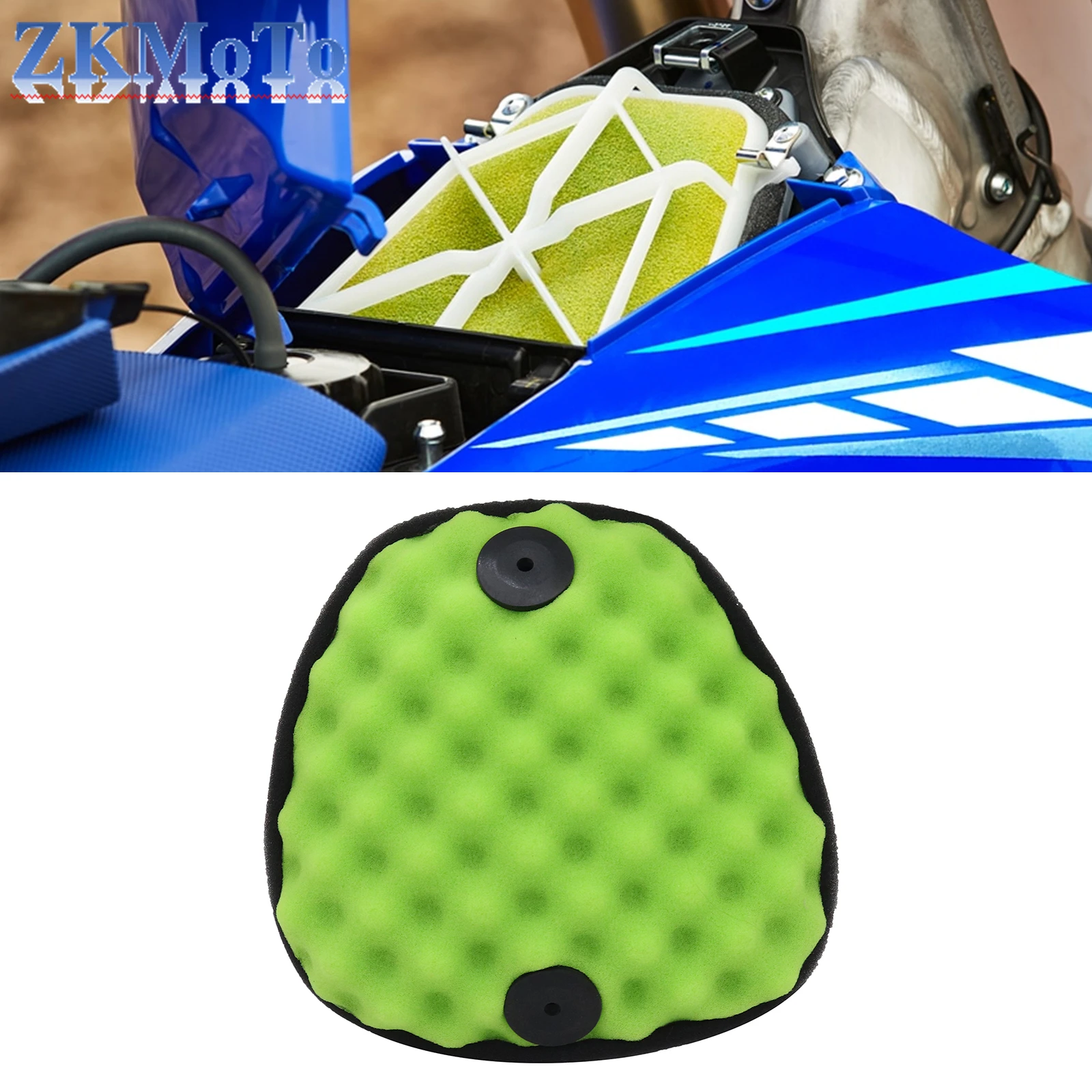 Motorcycle Sponge Air Filter Purifier For YAMAHA YZ250F 50TH YZ450F MONSTER YZ450F YZ450FX WR450F YZ WR 250F 450F 450FX 2023-24