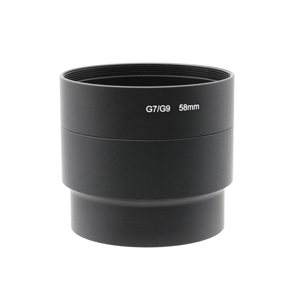 58Mm Adapter Ống Vòng Kim Loại Dành Cho Máy Ảnh Canon Powershot G7 / G9 Camera