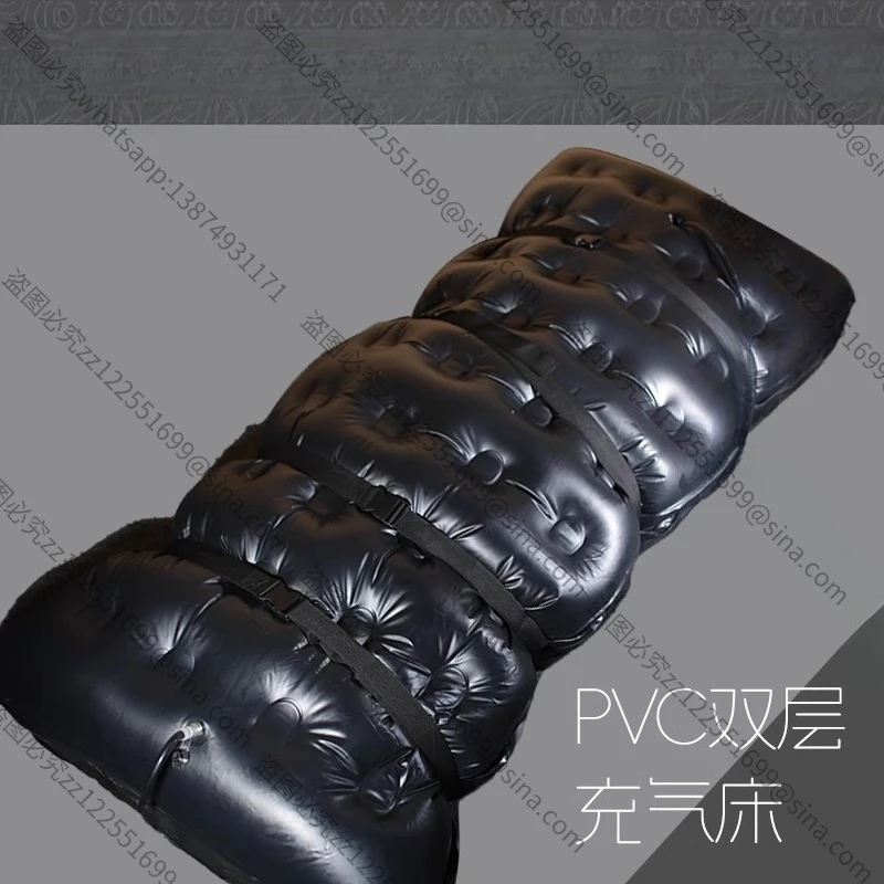 PVC Latex Inflatable Bed Mattress Vacuum Sealed Bed Suitable for Inflatable Mattress Pump Airbed Queen Size