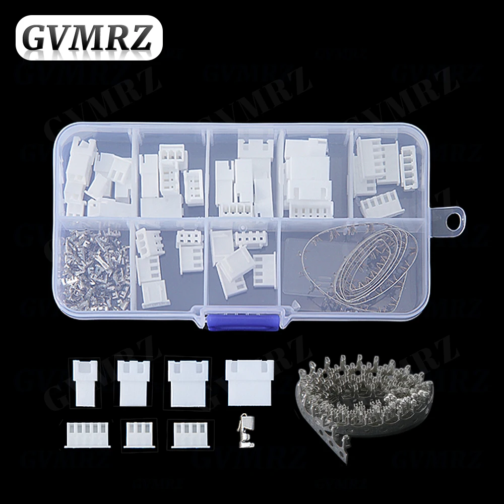 180PCS/box XH2.54 2.54mm Wire Cable Connector XH Plug Male & Female JST Aerial Docking for Battery Charging Cable DIY