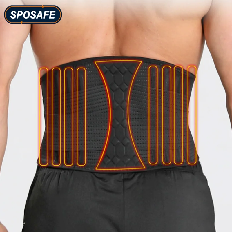 

Sports Lower Back Brace Lumbar Support Belt Adjustable Waist Support Straps for Back Pain Relief Corset Body Shaper Gym Belts