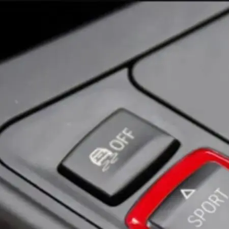 ABS Plastic Button Bezel Car Interior Trim Ring For Sport Mode Switching Wear Resistant Material For BMW 1 Series F20 F21