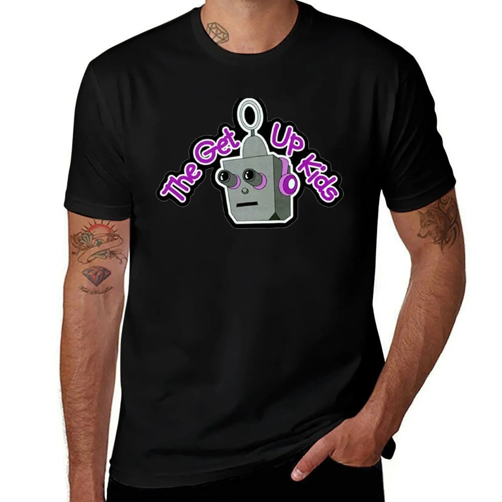 The Get Up Kids - Something To Write Home About Robot T-Shirt Work Wear Lightweight Tee T-Shirt