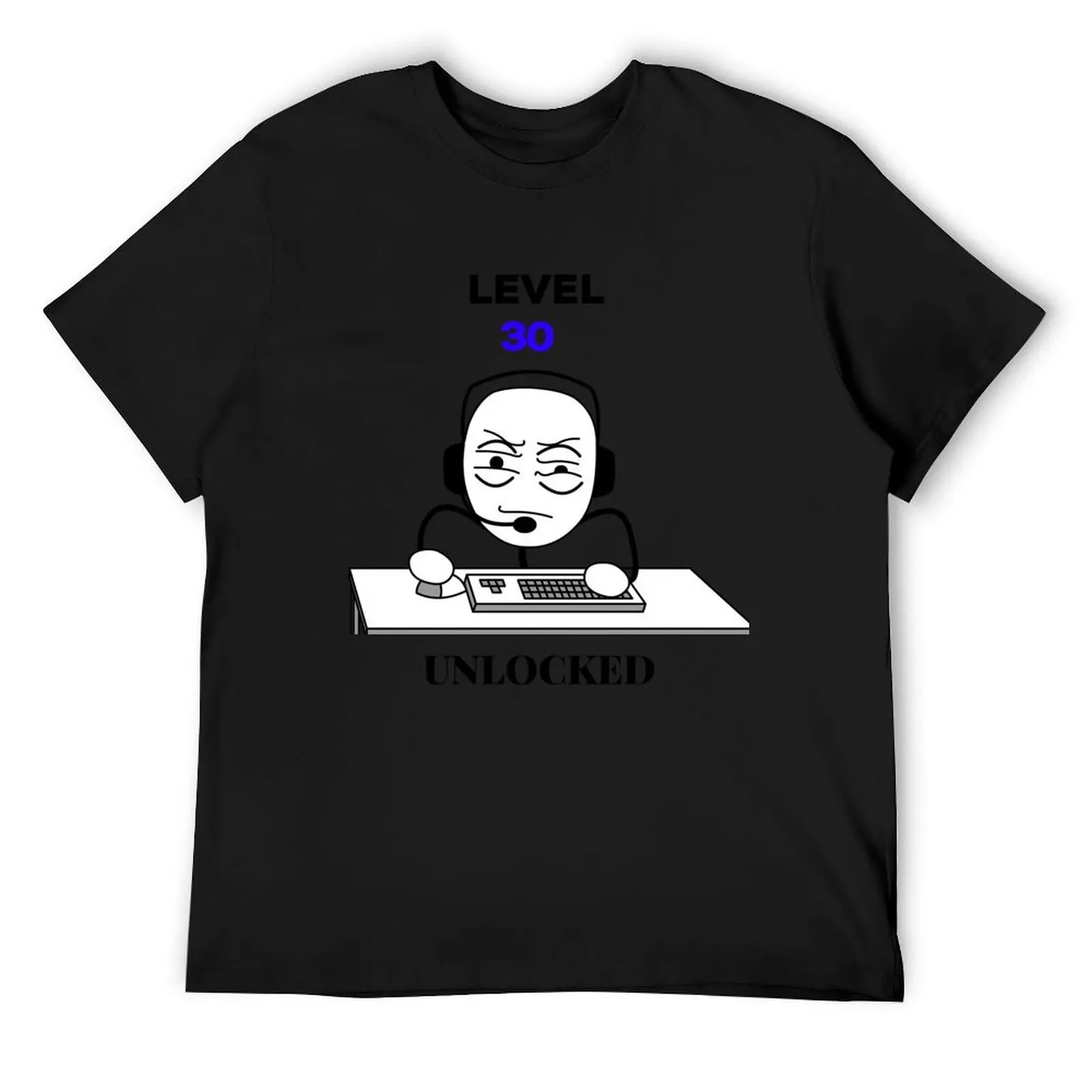 

Level 30 UNLOCKED T-Short T-Shirt vintage graphic tee rapper graphic tees plain cheap stuff mens fashion