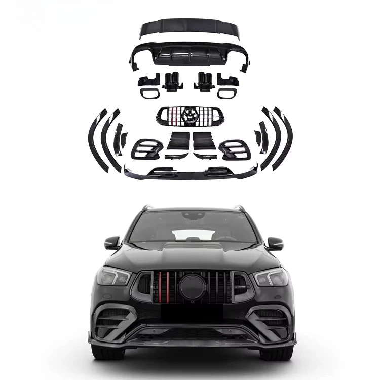 Car Accessories Carbon Fiber Body Kit B Style for  GLE CLASS GLE350 Gle450 GLE63 Bodykit
