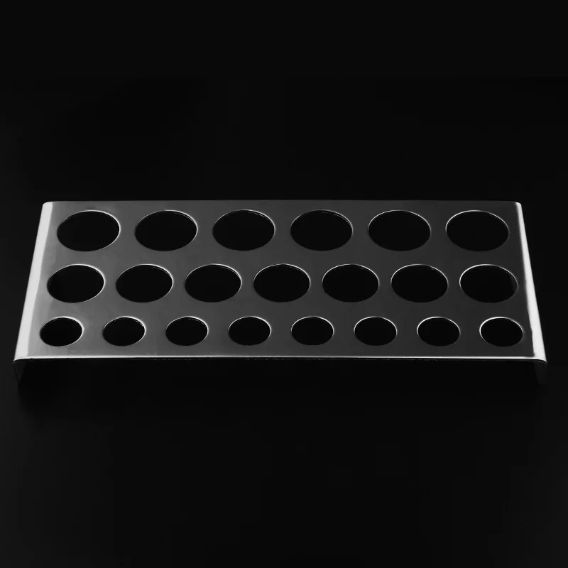21 Holes Tattoo Ink Cup Holder Stand Tattoo Tool Pigment Ink Caps Container Makeup Tattoo Accessories 1pcs
