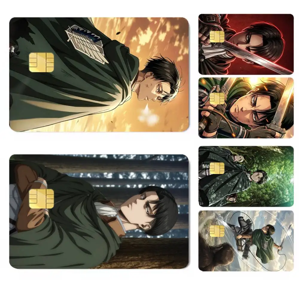 Attack on Titan-n Credit Card HD Stickers Premium matte film effectively prevents fingerprints and daily abrasion.