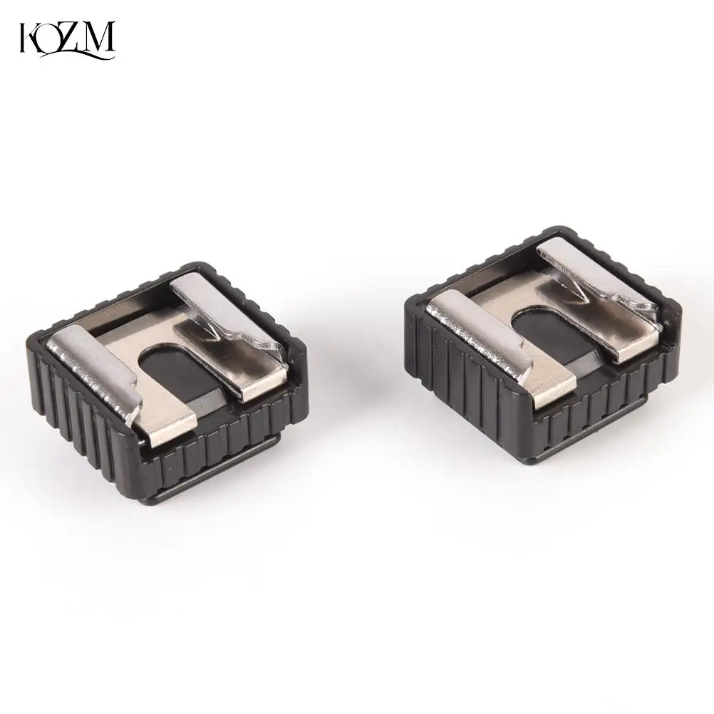 Flash Hot Shoe Mount Adapter Of 1/4" Screw Thread For Studio Light Stand Tripod For Canon 580EX II/580EX/550EX