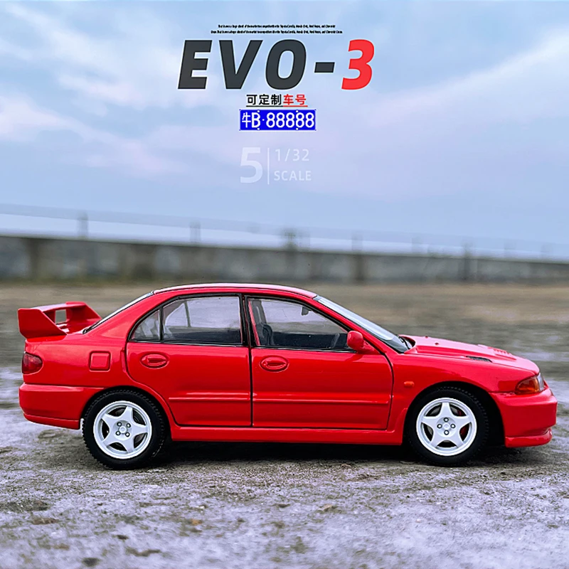 JKM-EVO نموذج سيارة معدنية قريبة للأطفال ، توجيه ضوء صوتي ، امتصاص الصدمات ، لعبة سباق ، قطع هدية ، الجيل 3rd ، 1 ، 32