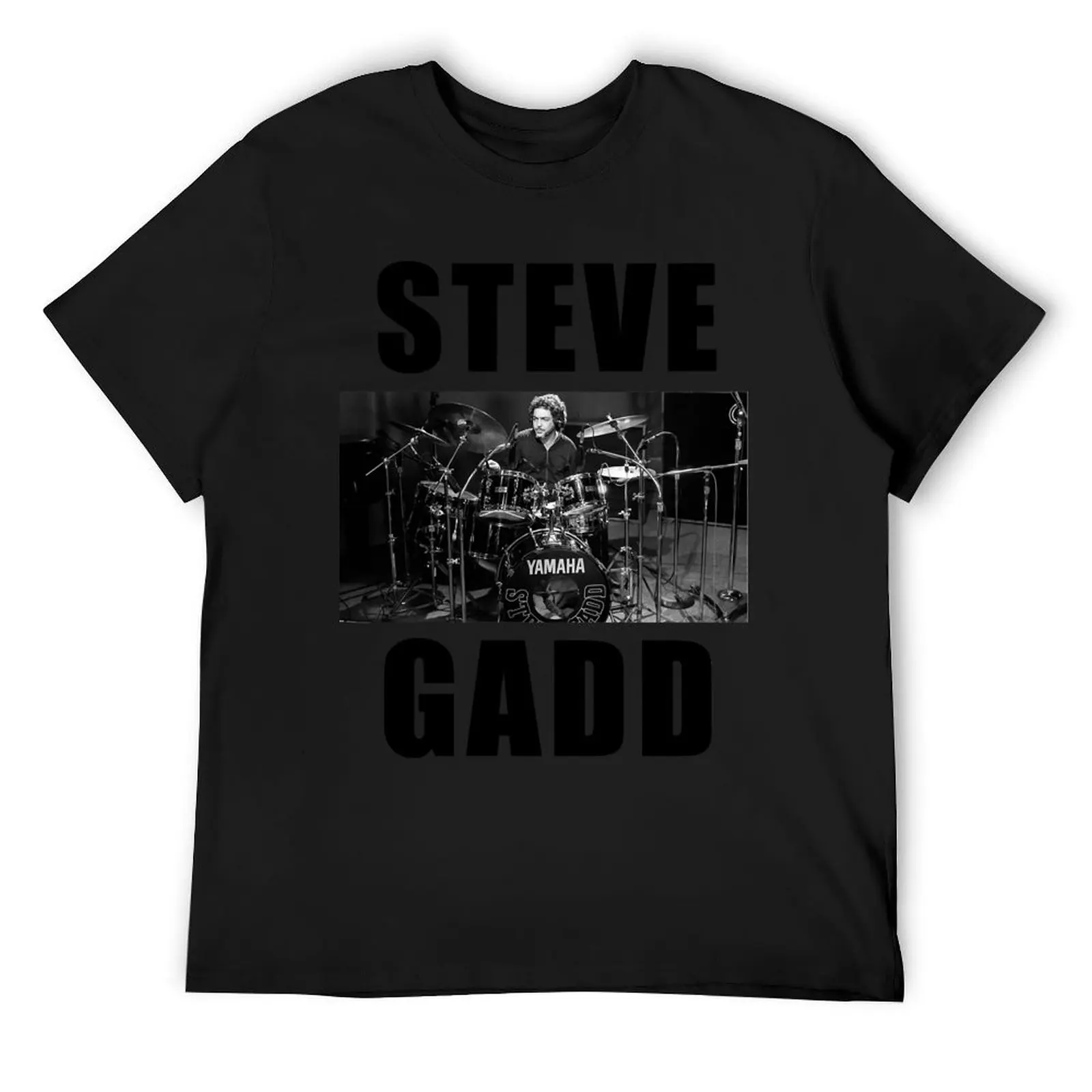 

Who Loves Movie Steve Gadd Drummer Vintage Photography T-Shirt quick drying anime clothes graphic tee shirt Short sleeve tee men