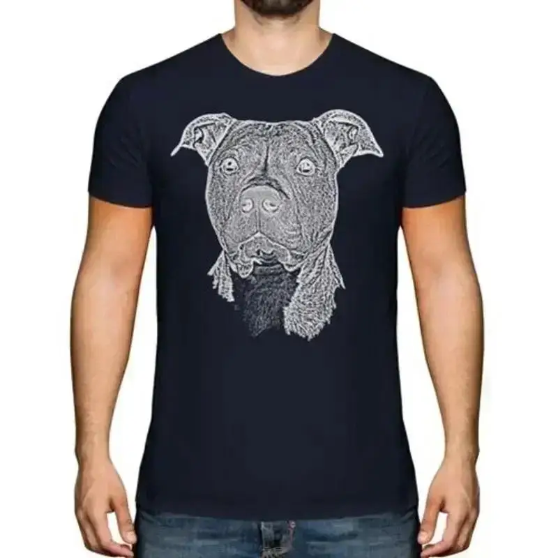 STAFFORDSHIRE BULL TERRIER SKETCH MENS T-SHIRT TOP GREAT GIFT DOG STAFFIE STAFFY