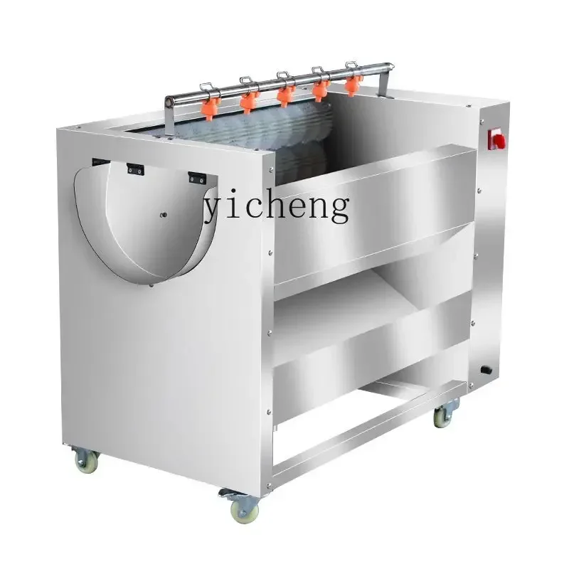 i10- automatic sweet potato potato lotus root oyster pig trotter hair roller cleaning and peeling machine