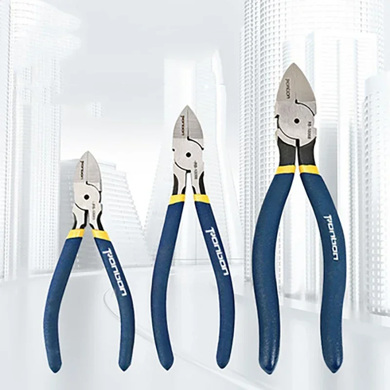 Diagonal Schneiden Zangen 5/6/7 Zoll Abisolieren Werkzeug Seite Cutter Kabel Grate Nipper Elektriker DIY Reparatur Hand Werkzeuge – Detail 3
