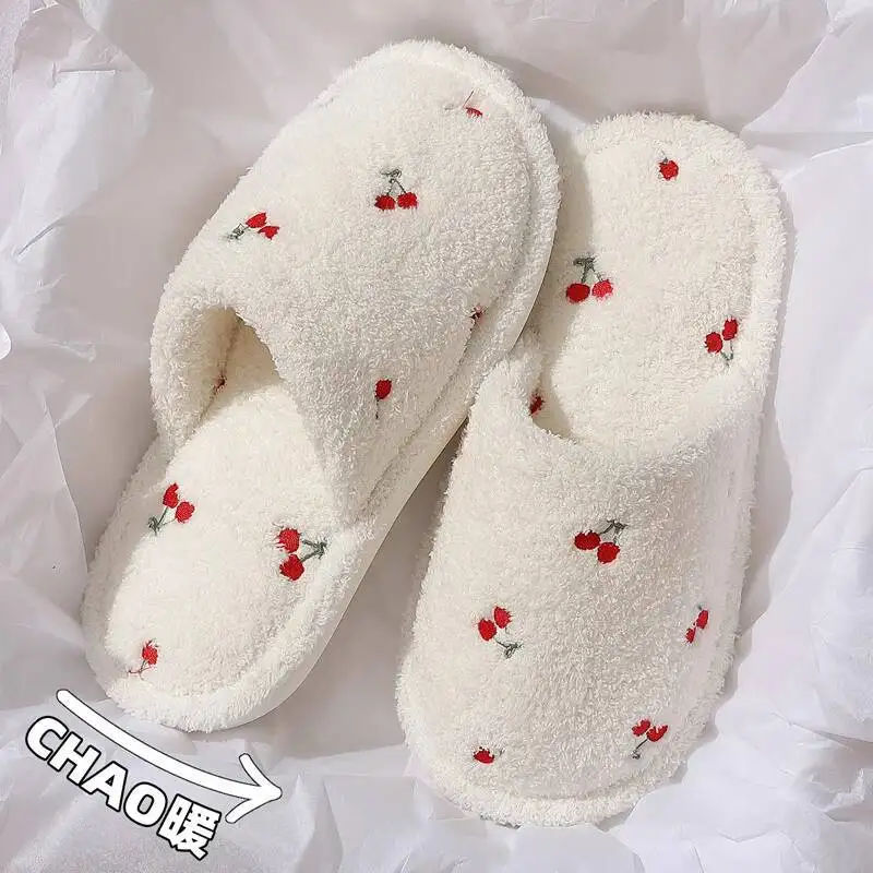 

Women's Slippers 2025 Autumn Winter New Slippers Cotton Indoor Home Non Slip Odor Resistant Plush Warm Footwear
