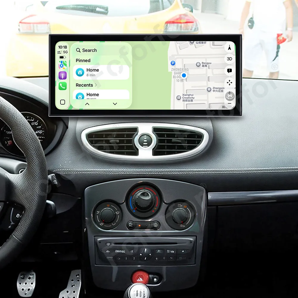 In Stock Vertical Screen 15.8 “ For Renault Clio III 2005-2014 Car Multimedia Stereo GPS Wireless Carplay Android Head Unit