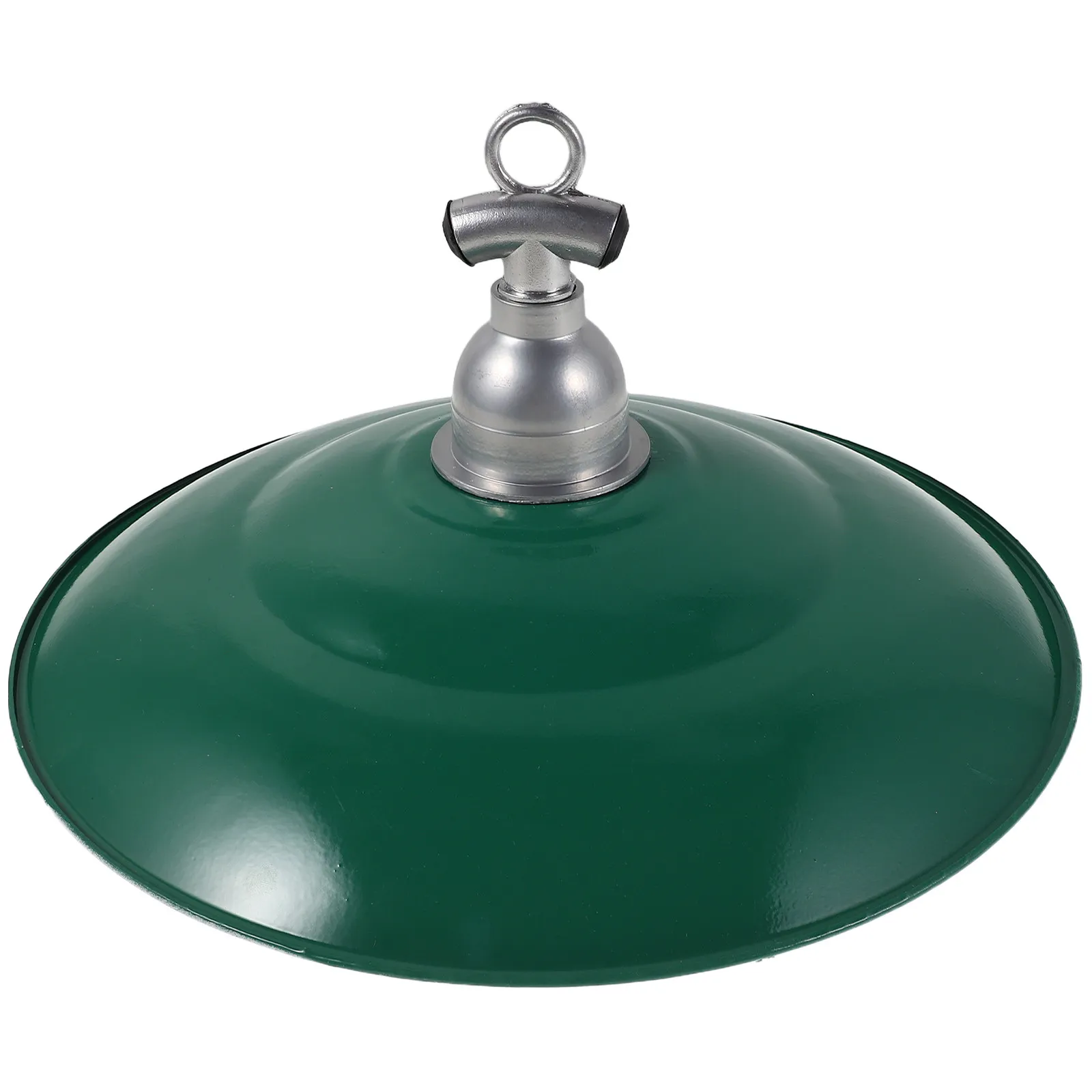 30Cm Rustic Enamel Lamp Shade Vintage Outdoor Light Cover Waterproof Protective Hanging Lampshade for Garden Courtyard Lighting