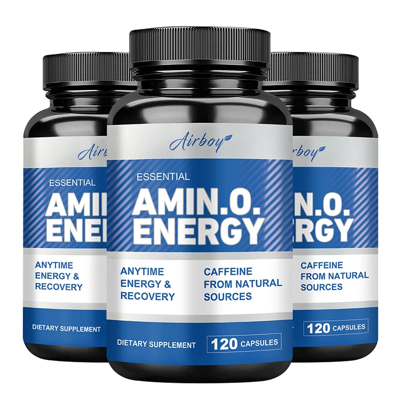 

Amino Acid Capsules- Helps Increase Strength, Endurance, Protein Synthesis, Build Muscle Mass, Abs, Energy