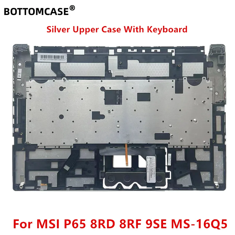 Чехол для ноутбука MSI GS65, P65, 8RD, 8RF, 9SE, цвет серебристый, белый