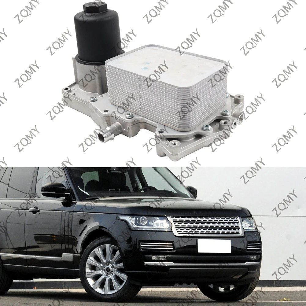 Car Engine Oil Cooler For Land Rover Range Rover 2011-2021 / Range Rover Sport 2014-2022 4.4 TDV8 Diesel LR022895