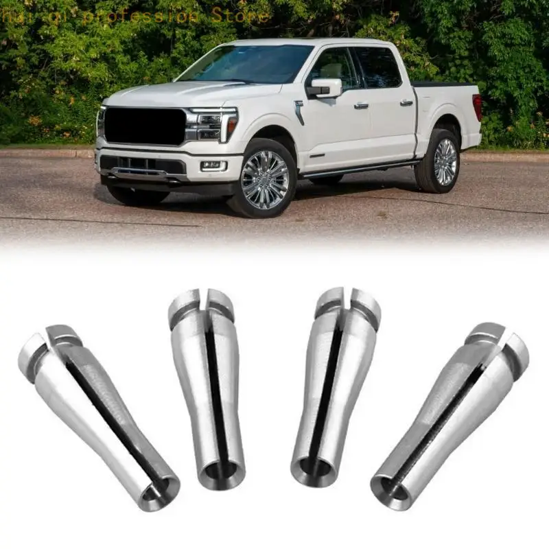 Reparatursatz für Türkabelenden für F150 F250 F350 und E150 E250 E350, 4-teilige Aluminium-Hintertürbeschläge für 1992–2009 und – Detail 4