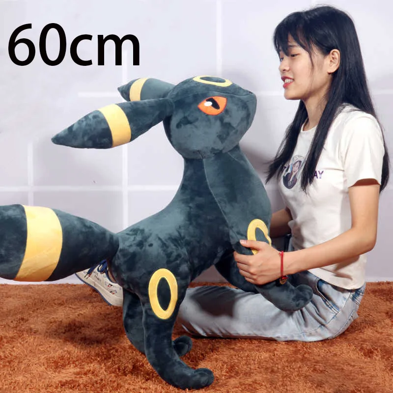 

60cm Pokemon Sword and Shield Umbreon large size DIY self-made Plush Doll Pillow Ornament Adult Children's Birthday Gift Toy