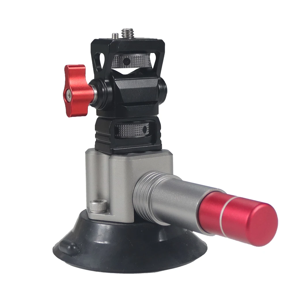 Handpumpe Vakuum Saugnapf 1/4 "3/8" arri Ortung Loch Kamera Stabilisator Halterung für gopro insta360 Auto Lampe Stand halterung – Detail 19